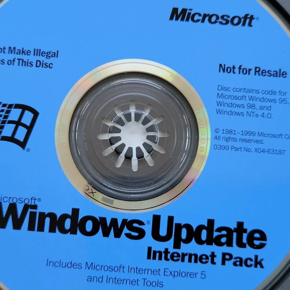 Vintage - Microsoft Windows Update Internet Pack, 1999
